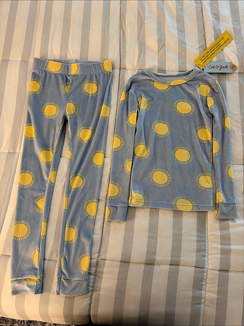 Cat & Jack Snuggly Soft Long Sleeve and Pants Tight Fit Pajama Set Pajama Set